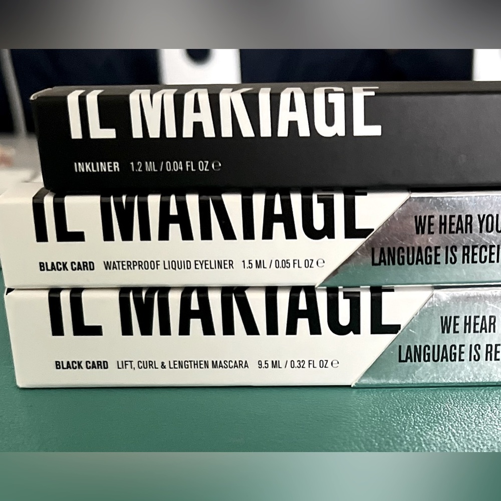 Ilmakiage bundle: eyeliner, ink liner and mascara. All new in box.